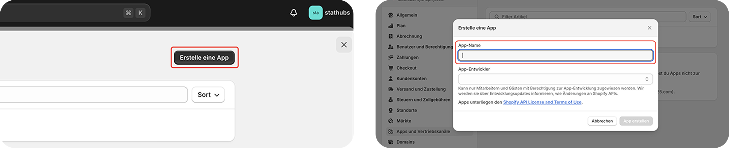 Shopify – Einrichtung 3