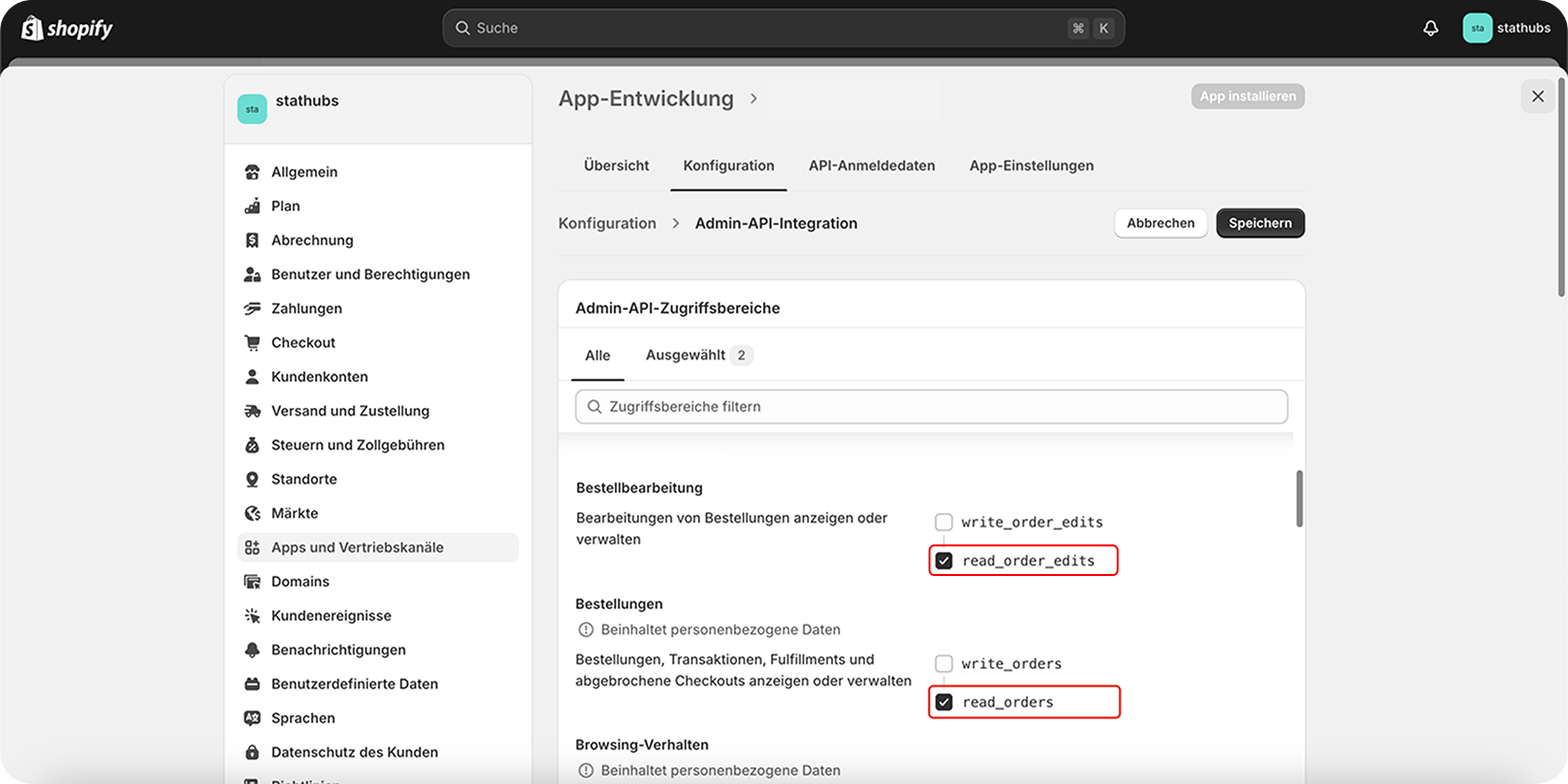 Shopify – Einrichtung 5