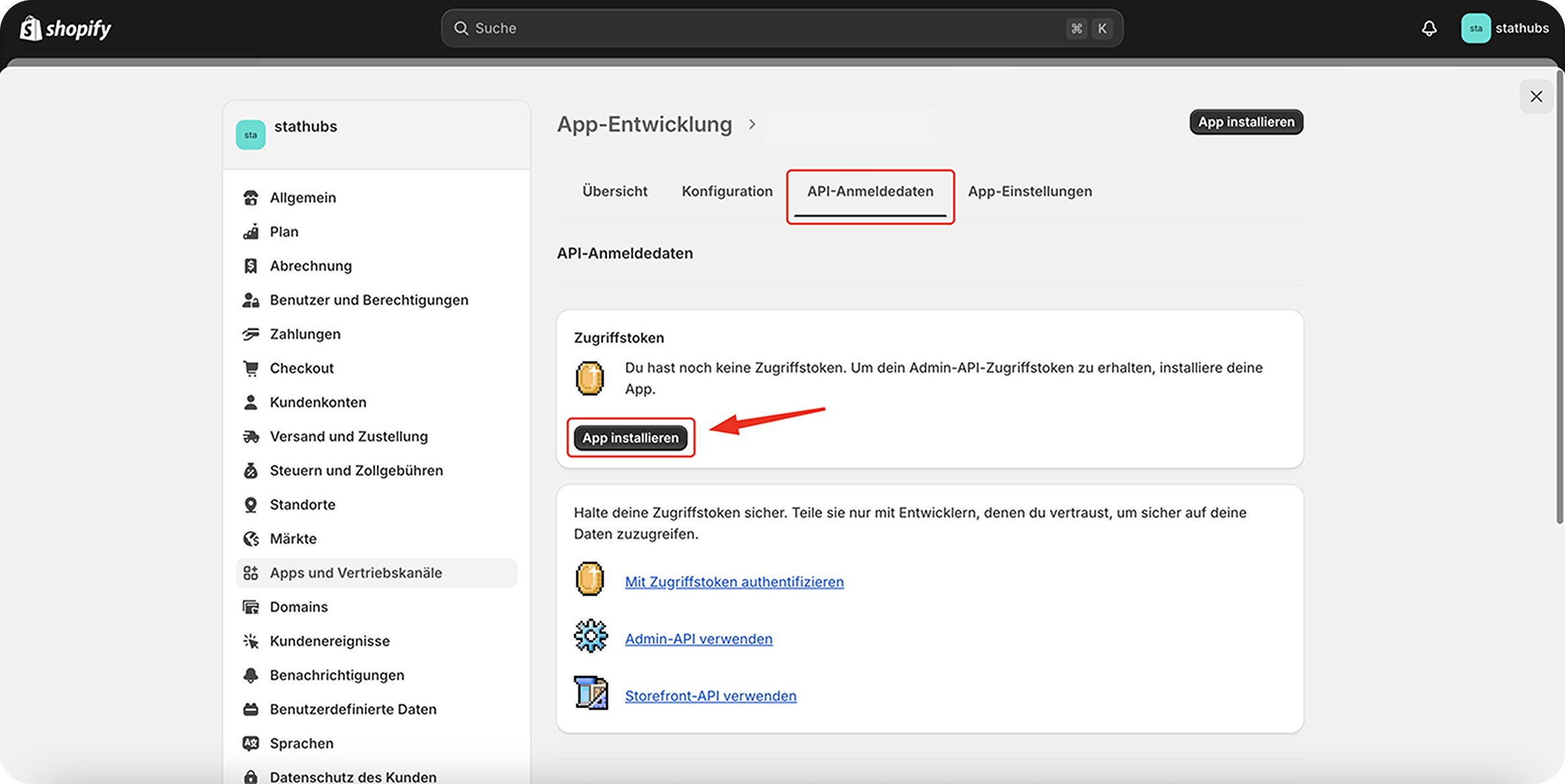 Shopify – Einrichtung 7